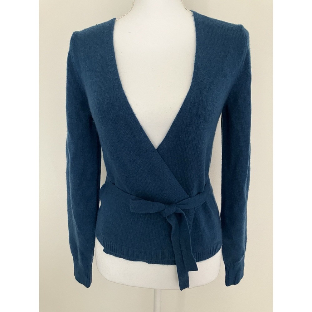 Aritzia Wilfred Haywood Wool Cashmere Sweater In Nocturnal Blue Sz S NWT